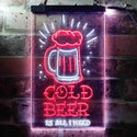 ADVPRO Cold Beer is All I Need  Dual Color LED Neon Sign st6-i3677 - White & Red