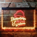 ADVPRO It's Elementary My Dear Watson Humor Room Dual Color LED Neon Sign st6-i3685 - Red & Yellow