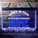 ADVPRO There is No Place Like Home Bedroom Display Dual Color LED Neon Sign st6-i3689 - White & Blue