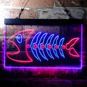 ADVPRO Fish Bond Night Club Display Room Dual Color LED Neon Sign st6-i3693 - Red & Blue