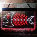 ADVPRO Fish Bond Night Club Display Room Dual Color LED Neon Sign st6-i3693 - White & Red