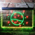 ADVPRO Mars Planet Galaxy Space Kid Room Dual Color LED Neon Sign st6-i3702 - Green & Red