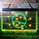 ADVPRO Mars Planet Galaxy Space Kid Room Dual Color LED Neon Sign st6-i3702 - Green & Yellow