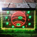 ADVPRO Neptune Planet Galaxy Space Kid Room Dual Color LED Neon Sign st6-i3703 - Green & Red