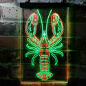 ADVPRO Lobster Seafood Restaurant  Dual Color LED Neon Sign st6-i3721 - Green & Red
