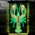 ADVPRO Lobster Seafood Restaurant  Dual Color LED Neon Sign st6-i3721 - Green & Yellow