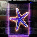 ADVPRO Sea Star  Dual Color LED Neon Sign st6-i3727 - Blue & Yellow