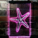 ADVPRO Sea Star  Dual Color LED Neon Sign st6-i3727 - White & Purple