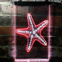 ADVPRO Sea Star  Dual Color LED Neon Sign st6-i3727 - White & Red