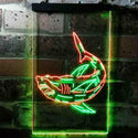 ADVPRO Shark  Dual Color LED Neon Sign st6-i3730 - Green & Red