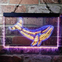 ADVPRO Whale Ocean Display Room Dual Color LED Neon Sign st6-i3733 - Blue & Yellow