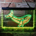 ADVPRO Whale Ocean Display Room Dual Color LED Neon Sign st6-i3733 - Green & Yellow