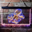 ADVPRO Octopus Ocean Display Room Dual Color LED Neon Sign st6-i3734 - Blue & Yellow