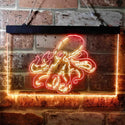 ADVPRO Octopus Ocean Display Room Dual Color LED Neon Sign st6-i3734 - Red & Yellow