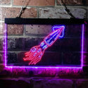 ADVPRO Squid Ocean Display Room Dual Color LED Neon Sign st6-i3735 - Red & Blue