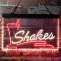 ADVPRO Shakes Drink Cafe Display Dual Color LED Neon Sign st6-i3752 - Red & Yellow