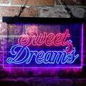 ADVPRO Sweet Dreams Moon Star Bedroom Dual Color LED Neon Sign st6-i3753 - Red & Blue