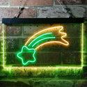 ADVPRO Falling Star Room Kid Bedroom Display Dual Color LED Neon Sign st6-i3772 - Green & Yellow