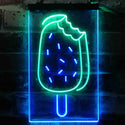ADVPRO Ice Cream Bar Cafe  Dual Color LED Neon Sign st6-i3777 - Green & Blue