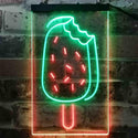 ADVPRO Ice Cream Bar Cafe  Dual Color LED Neon Sign st6-i3777 - Green & Red