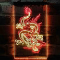 ADVPRO Chinese Dragon Man Cave Garage Tattoo  Dual Color LED Neon Sign st6-i3780 - Red & Yellow