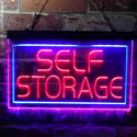 ADVPRO Self Storage Business Display Dual Color LED Neon Sign st6-i3782 - Blue & Red