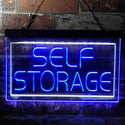 ADVPRO Self Storage Business Display Dual Color LED Neon Sign st6-i3782 - White & Blue