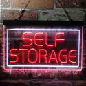 ADVPRO Self Storage Business Display Dual Color LED Neon Sign st6-i3782 - White & Red