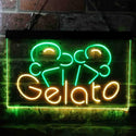ADVPRO Gelato Shop Dual Color LED Neon Sign st6-i3786 - Green & Yellow