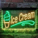 ADVPRO Ice Cream Dual Color LED Neon Sign st6-i3803 - Green & Yellow