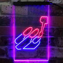 ADVPRO Gel Nails  Dual Color LED Neon Sign st6-i3807 - Blue & Red
