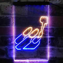 ADVPRO Gel Nails  Dual Color LED Neon Sign st6-i3807 - Blue & Yellow