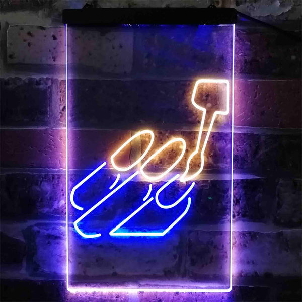 ADVPRO Gel Nails  Dual Color LED Neon Sign st6-i3807 - Blue & Yellow