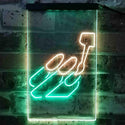 ADVPRO Gel Nails  Dual Color LED Neon Sign st6-i3807 - Green & Yellow
