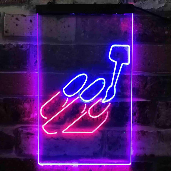 ADVPRO Gel Nails  Dual Color LED Neon Sign st6-i3807 - Red & Blue