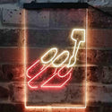 ADVPRO Gel Nails  Dual Color LED Neon Sign st6-i3807 - Red & Yellow