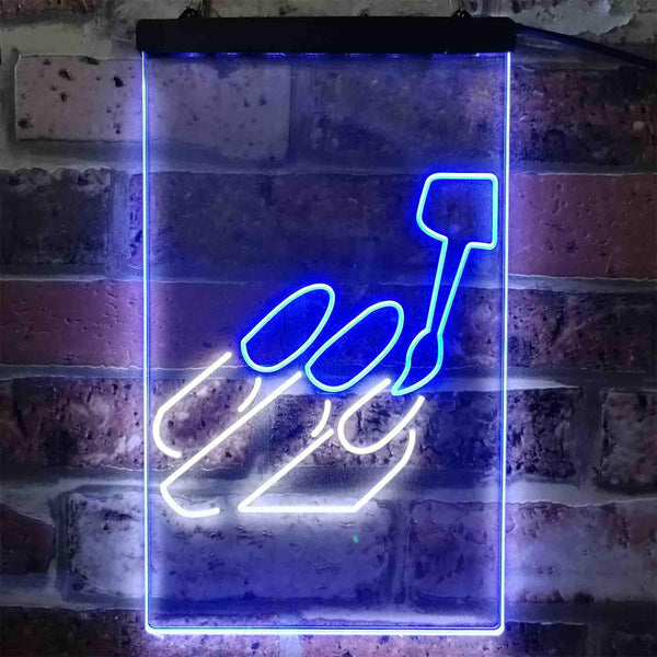 ADVPRO Gel Nails  Dual Color LED Neon Sign st6-i3807 - White & Blue