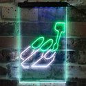 ADVPRO Gel Nails  Dual Color LED Neon Sign st6-i3807 - White & Green