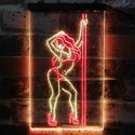 ADVPRO Stripper Dancer Pub Club  Dual Color LED Neon Sign st6-i3813 - Red & Yellow