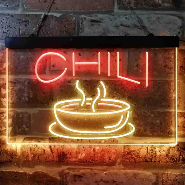 ADVPRO Chili Cafe Shop Dual Color LED Neon Sign st6-i3821 - Red & Yellow