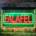 ADVPRO Falafel Middle East Street Food Dual Color LED Neon Sign st6-i3823 - Green & Red