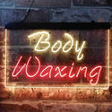 ADVPRO Body Waxing Beauty Salon Dual Color LED Neon Sign st6-i3825 - Red & Yellow