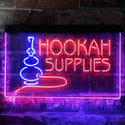 ADVPRO Hookah Supplies Shop Dual Color LED Neon Sign st6-i3826 - Blue & Red