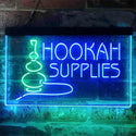 ADVPRO Hookah Supplies Shop Dual Color LED Neon Sign st6-i3826 - Green & Blue