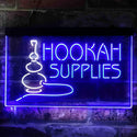 ADVPRO Hookah Supplies Shop Dual Color LED Neon Sign st6-i3826 - White & Blue