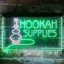 ADVPRO Hookah Supplies Shop Dual Color LED Neon Sign st6-i3826 - White & Green