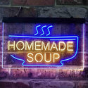 ADVPRO Home Made Soup Restaurant Dual Color LED Neon Sign st6-i3829 - Blue & Yellow