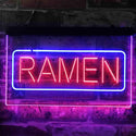 ADVPRO Ramen Noodles Dual Color LED Neon Sign st6-i3830 - Blue & Red