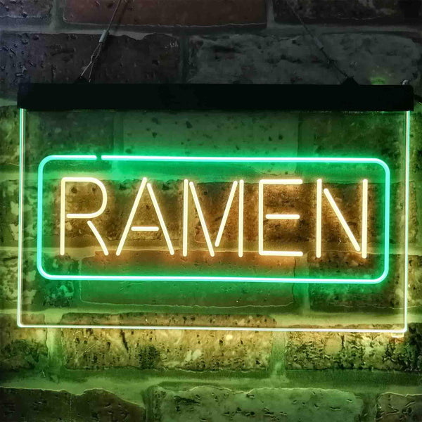 ADVPRO Ramen Noodles Dual Color LED Neon Sign st6-i3830 - Green & Yellow