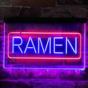 ADVPRO Ramen Noodles Dual Color LED Neon Sign st6-i3830 - Red & Blue